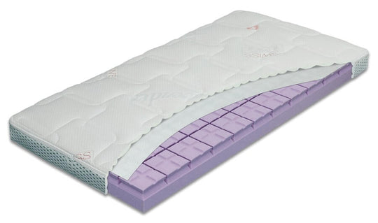 Børnemadras til baby og junior - 11 cm AventO2 skum med Lavendel betræk - i specialmål