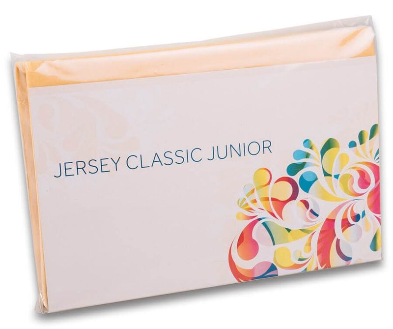 Jersey junior stræklagen - gul - børnestørrelse - 100 % bomuld - i emballage