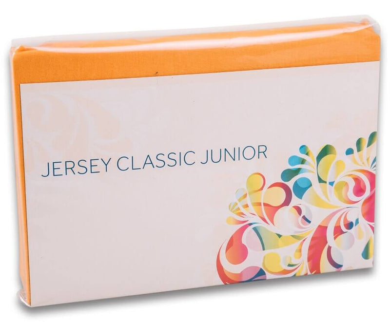 Jersey junior stræklagen - orange - børnestørrelse - 100 % bomuld - i emballage