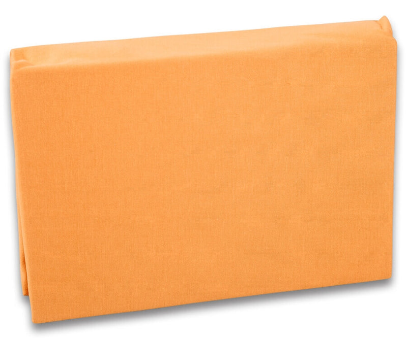 Jersey junior stræklagen - orange - børnestørrelse - 100 % bomuld - uden emballage