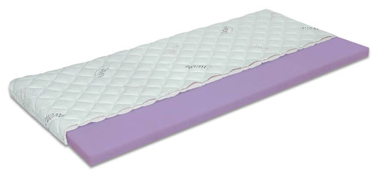 Topmadras 6 cm med Lavendel betræk og fyld af AventO2 skum - i specialmål